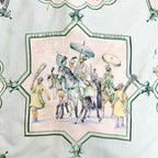 Hermes les Chevaux Des Mogols Mughal Dynasty Horse Silk 100% Martin Margiela — view 5