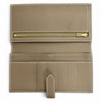 Hermes Bearn Souffle Veau Epsom Etoupe Gold Bifold Wallet — view 6