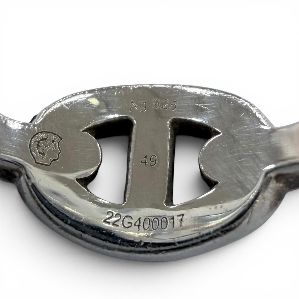 Hermes Enchainee PM Chaine D'ancre Ring Silver — view 7