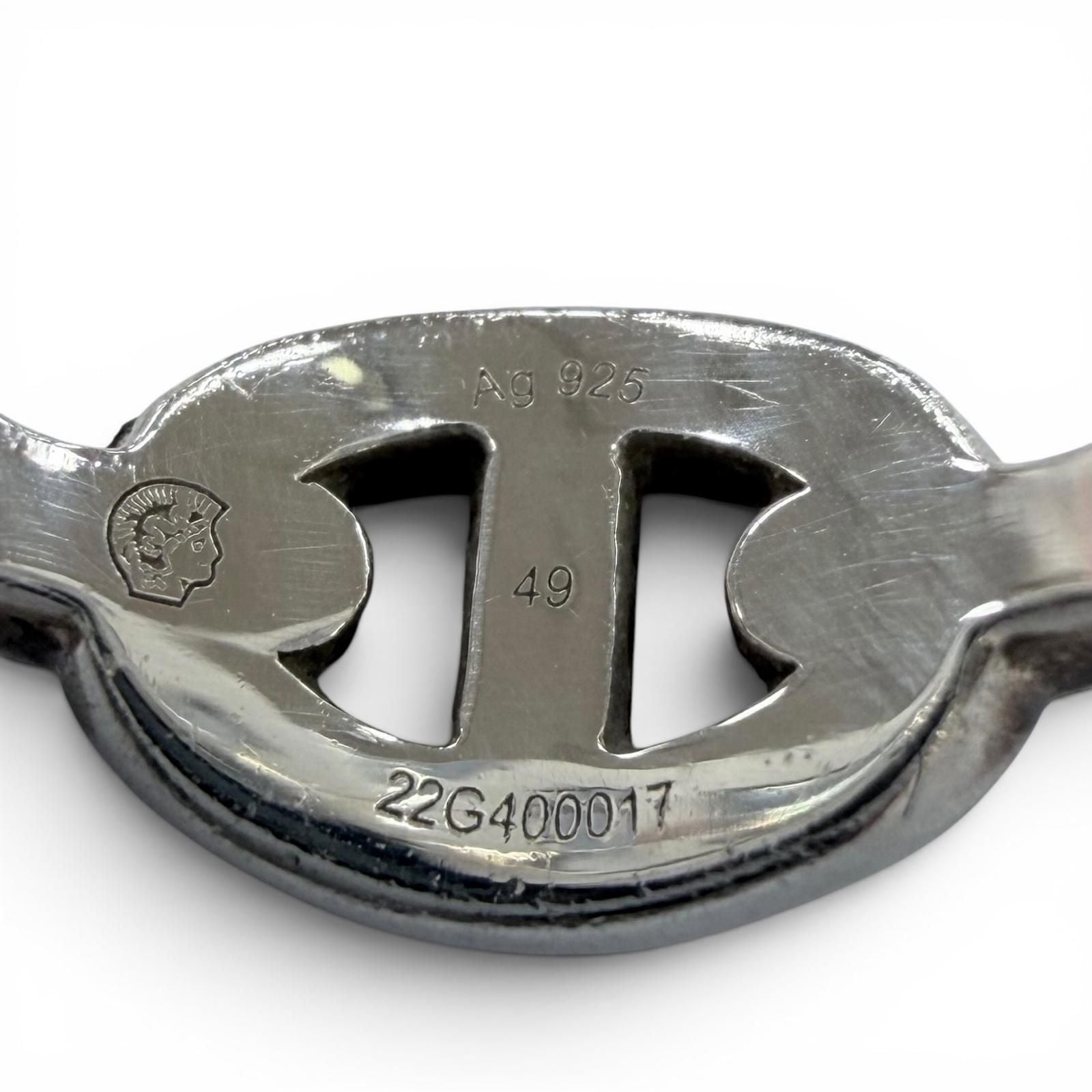 Hermes Enchainee PM Chaine D'ancre Ring Silver — view 7