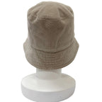 Loewe Corduroy Anagram Patch Bucket Hat Gray Ju 57 — view 4