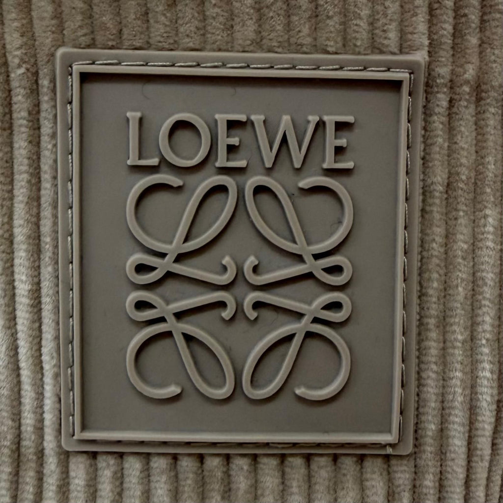 Loewe Corduroy Anagram Patch Bucket Hat Gray Ju 57 — view 6