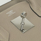 Hermes Birkin 30 Tote Togo Tourtierle Gray Gristourterelle Silver — view 8