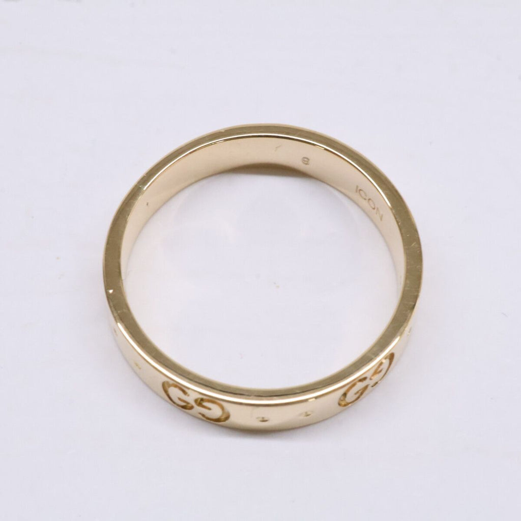 Gucci Polished 18k GG Icon Slim No 10 Ring — view 6