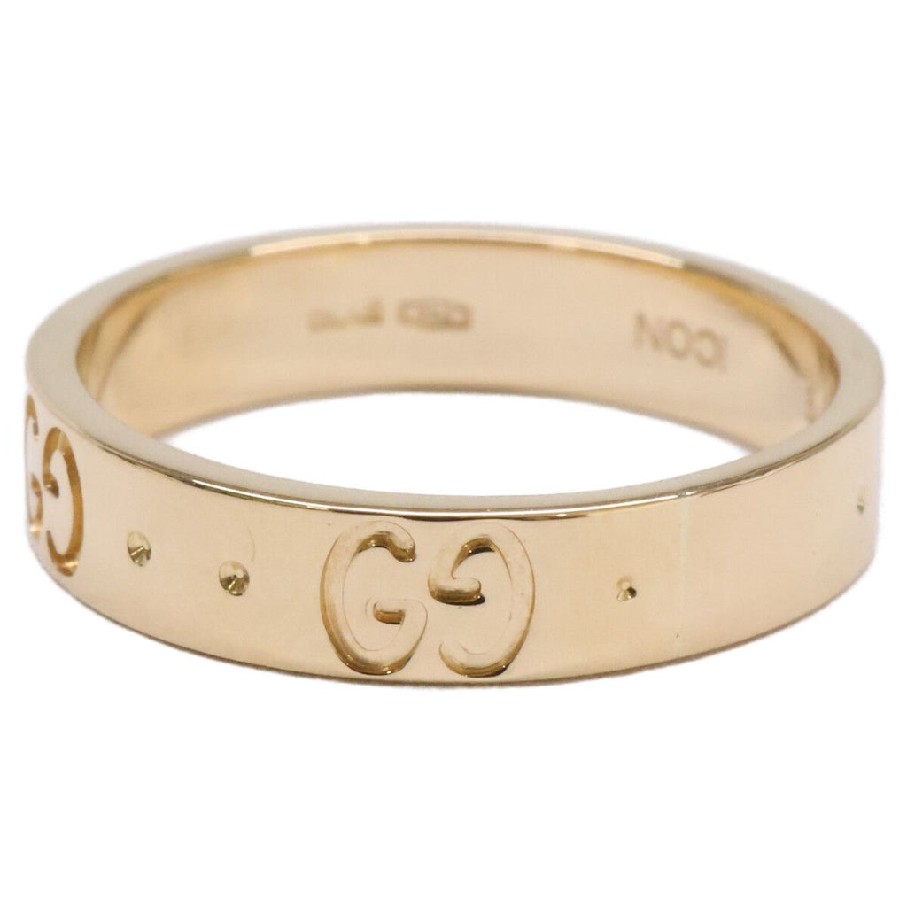 Gucci Polished 18k GG Icon Slim No 10 Ring — view 2