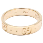Gucci Polished 18k GG Icon Slim No 10 Ring — view 8