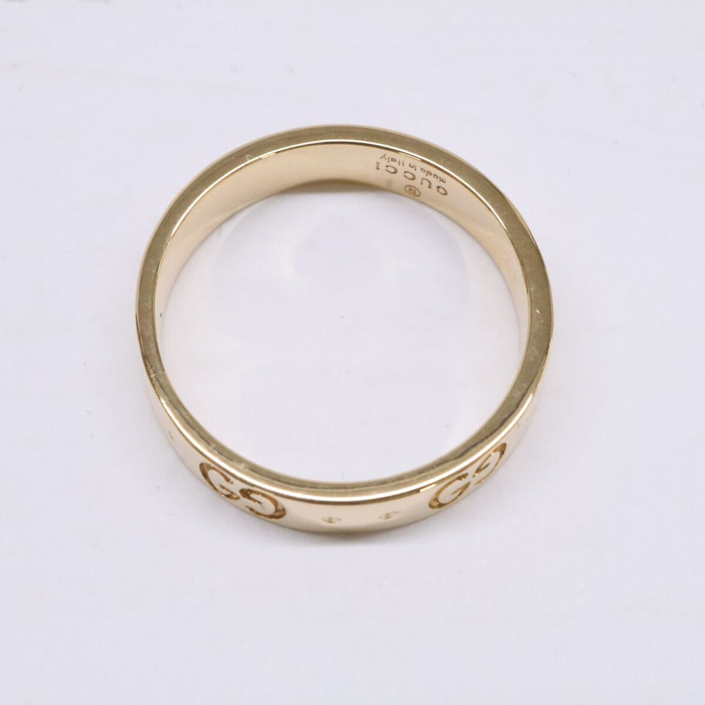 Gucci Polished 18k GG Icon Slim No 10 Ring — view 5