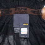 Fendi Cashmere Silk with Mink Scarf — view 3