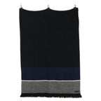 Hermes Leather Logo Patch Cashmere Scarf — view 2