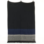 Hermes Leather Logo Patch Cashmere Scarf — view 3