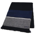 Hermes Leather Logo Patch Cashmere Scarf