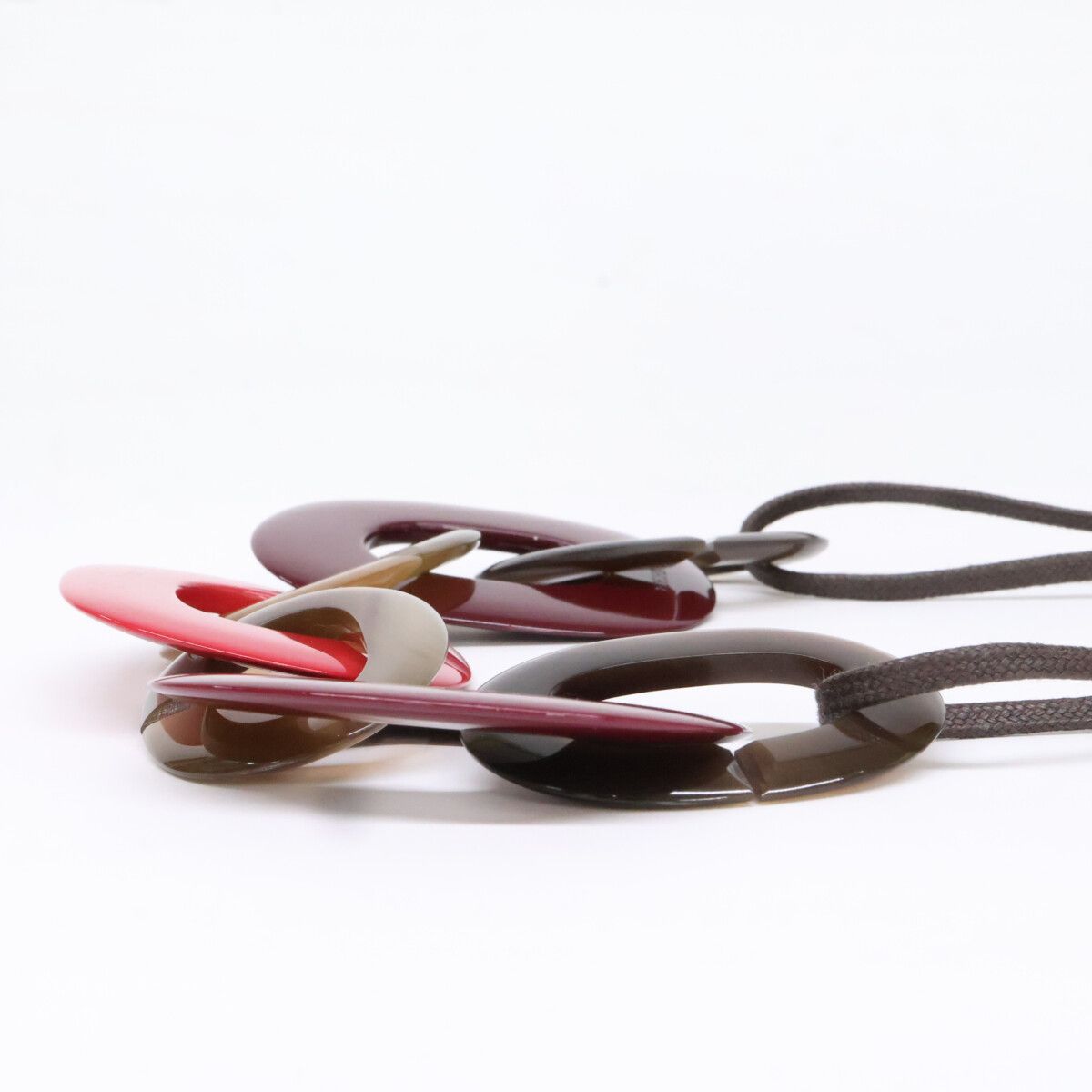 Hermes Karamba Buffalo Horn Necklace — view 3