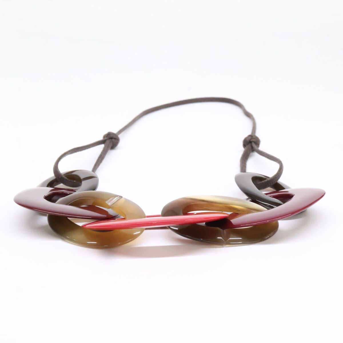 Hermes Karamba Buffalo Horn Necklace — view 4