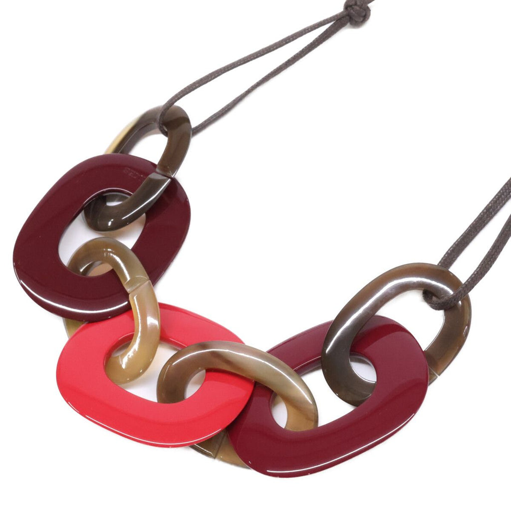 Hermes Karamba Buffalo Horn Necklace