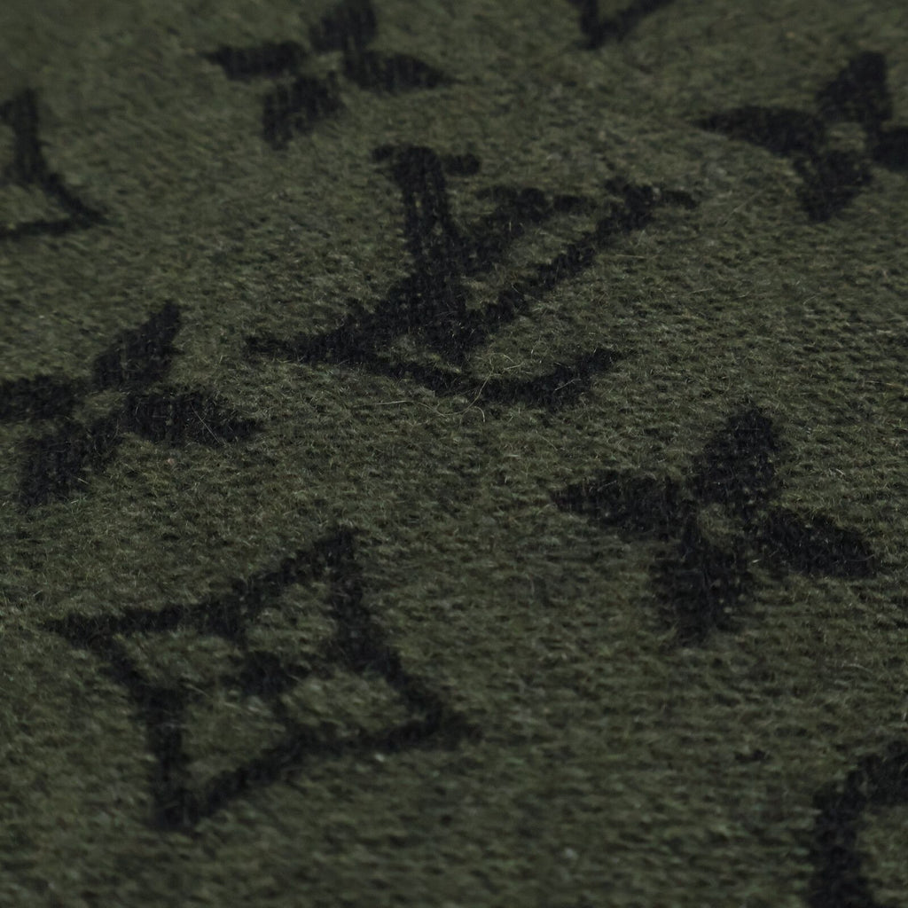 Louis Vuitton Echarpe Monogram Gradient Wool Cashmere Fringe — view 7