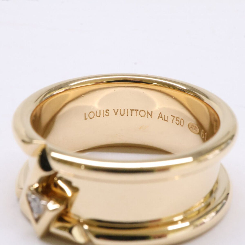 Louis Vuitton Polished 750 LV Volt One Diamond 61 No 21 Ring — view 7