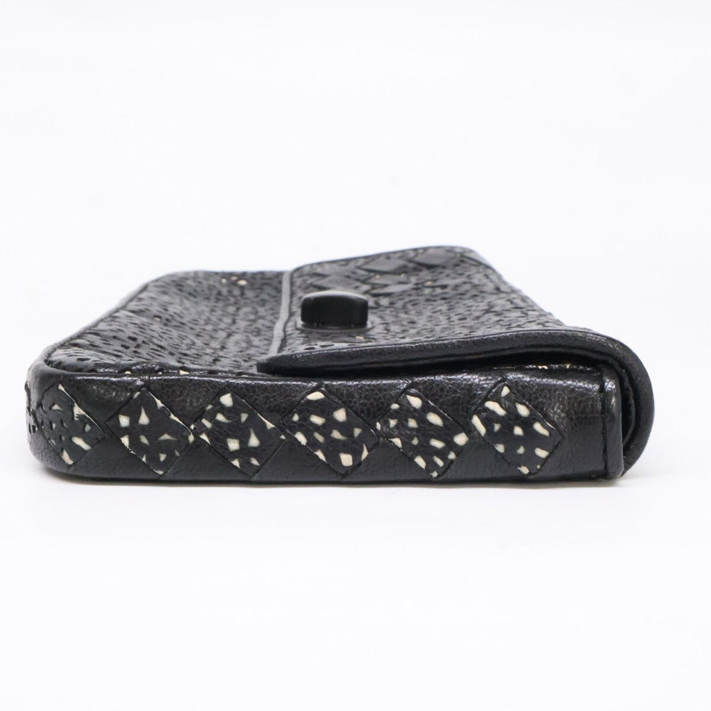 Bottega Veneta Intrecciato Cut Leather Clutch — view 2