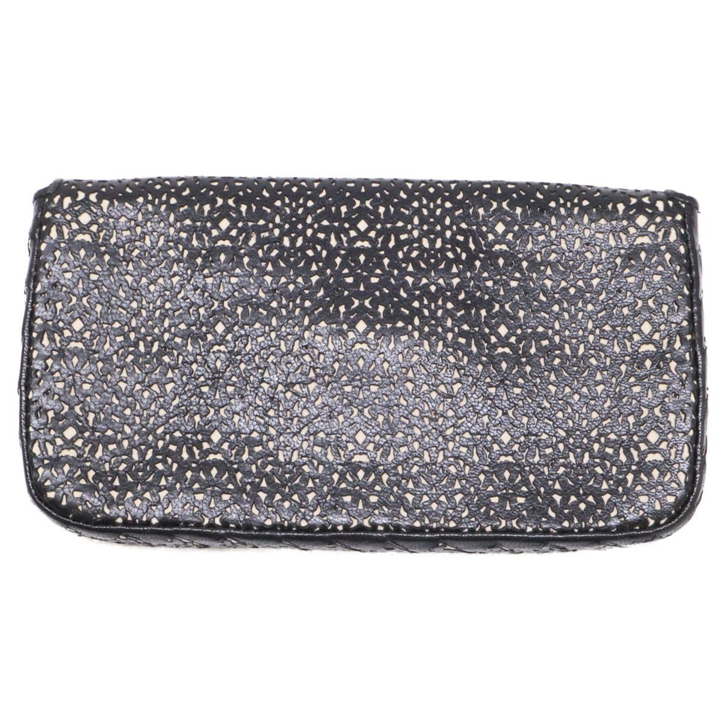 Bottega Veneta Intrecciato Cut Leather Clutch — view 6