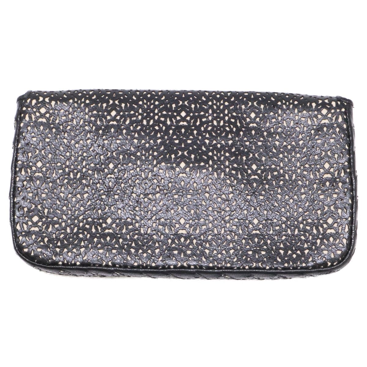 Bottega Veneta Intrecciato Cut Leather Clutch — view 6