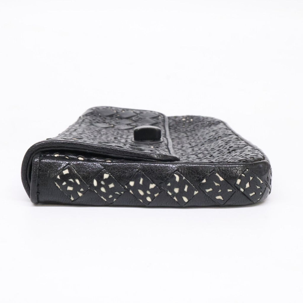 Bottega Veneta Intrecciato Cut Leather Clutch — view 4