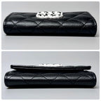 Chanel 19 Card Case Caviar Leather Black — view 5