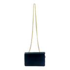 Prada Leather Saffiano Chain Wallet Black Shoulder — view 4