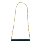 Prada Leather Saffiano Chain Wallet Black Shoulder — view 7