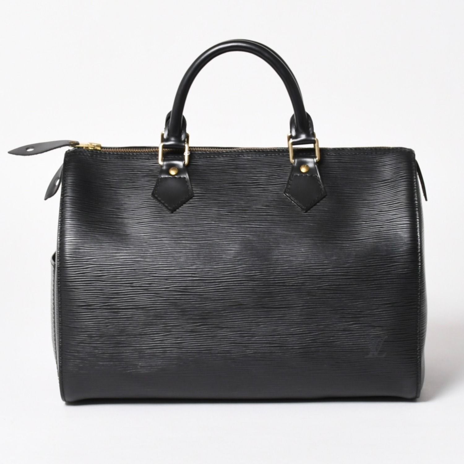 Louis Vuitton Speedy 30 Handbag Epi Leather Black Gold — view 2