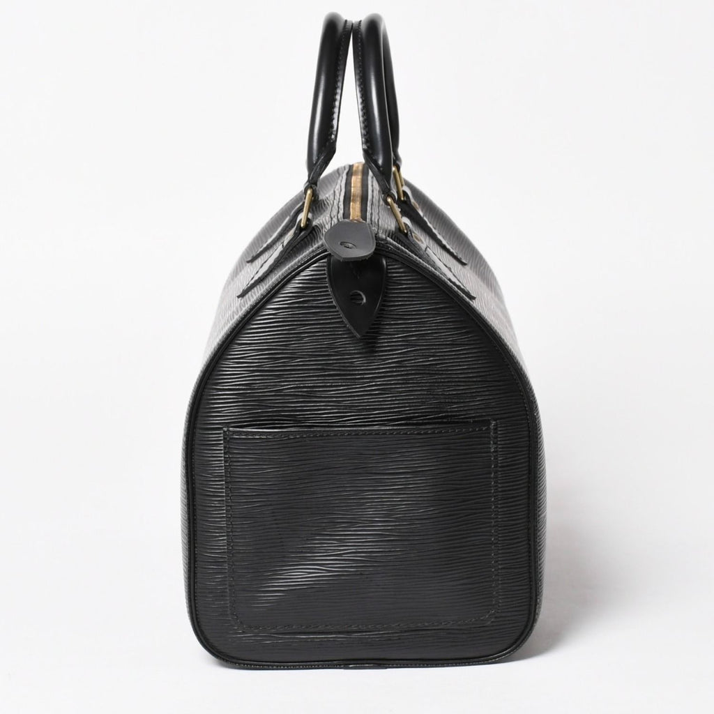 Louis Vuitton Speedy 30 Handbag Epi Leather Black Gold — view 4