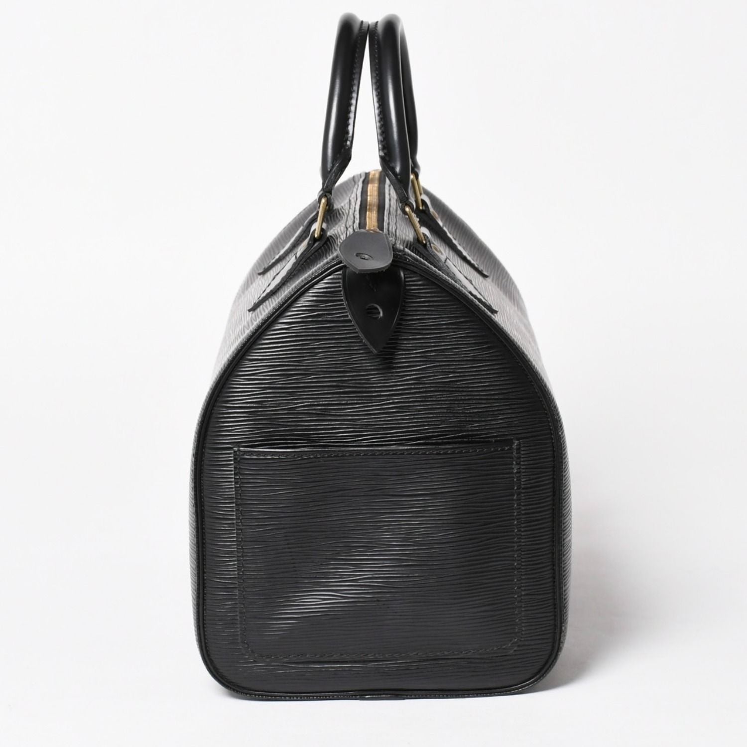 Louis Vuitton Speedy 30 Handbag Epi Leather Black Gold — view 4