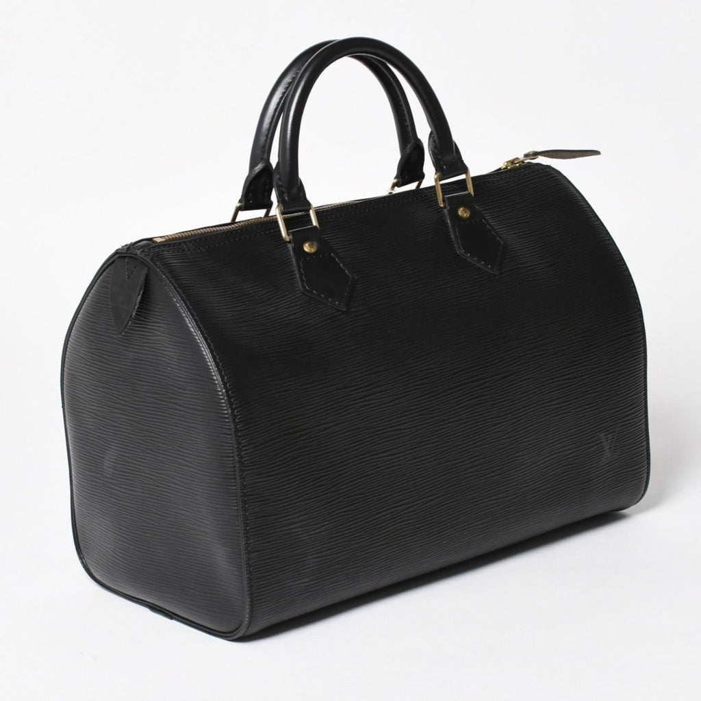 Louis Vuitton Speedy 30 Handbag Epi Leather Black Gold — view 3
