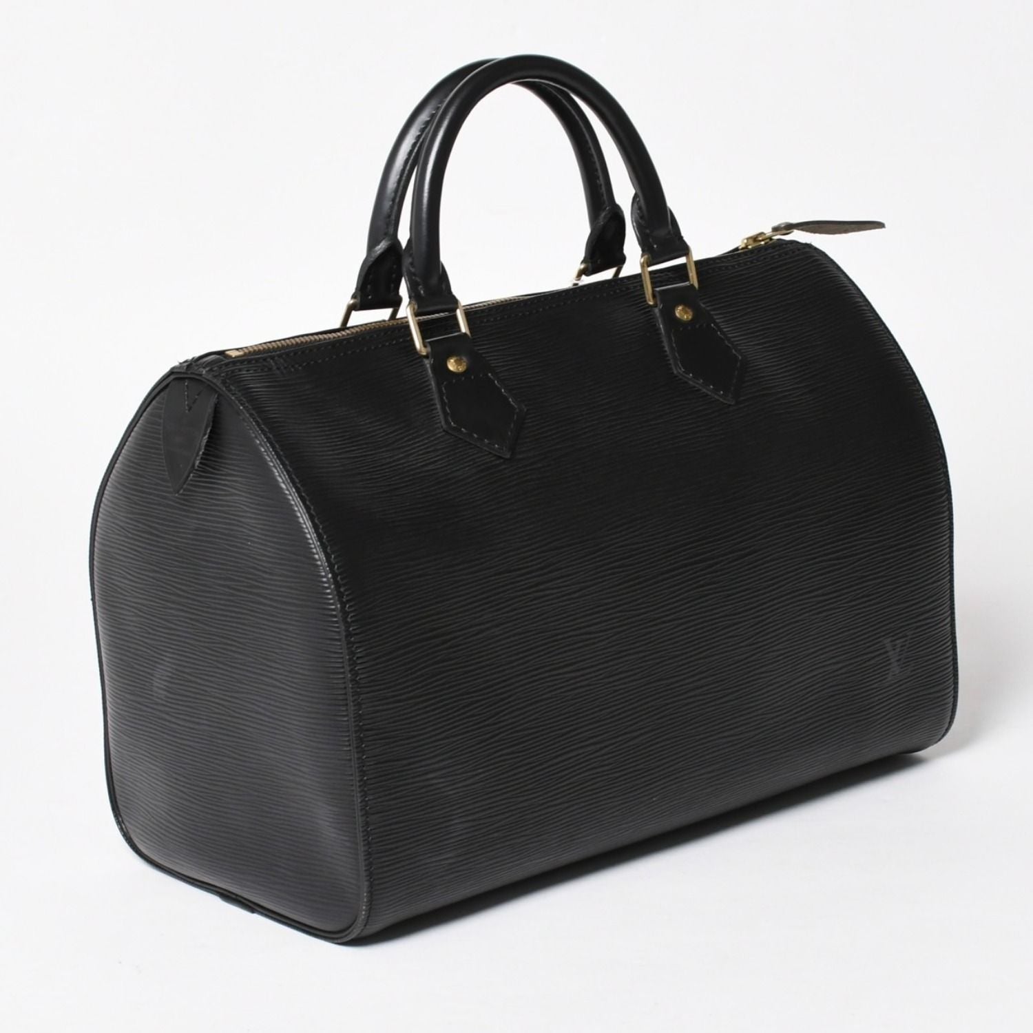 Louis Vuitton Speedy 30 Handbag Epi Leather Black Gold — view 3