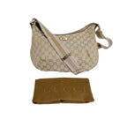 Gucci GG Plus Cross Body Spuri Shoulder Bag Brown