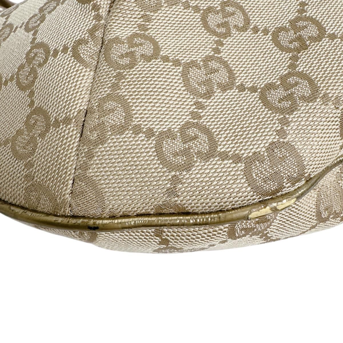 Gucci GG Plus Cross Body Spuri Shoulder Bag Brown — view 7