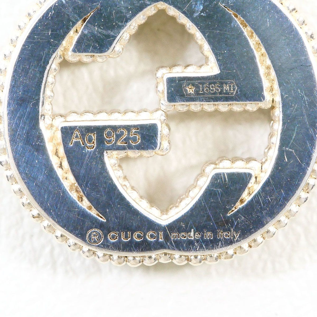 Gucci Interlocking Flower 925 Sterling Silver Necklace Gross Weight 40 — view 4