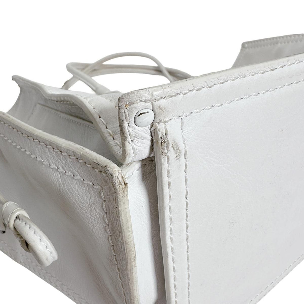 Loewe Herite Bag One Shoulder Anagram Tote White — view 8