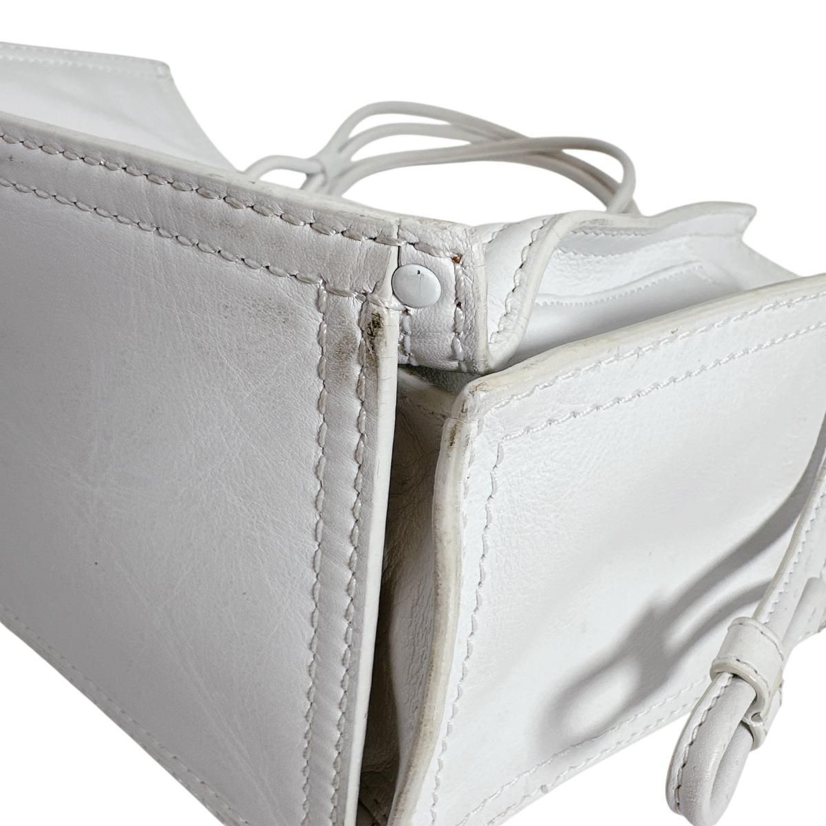 Loewe Herite Bag One Shoulder Anagram Tote White — view 7