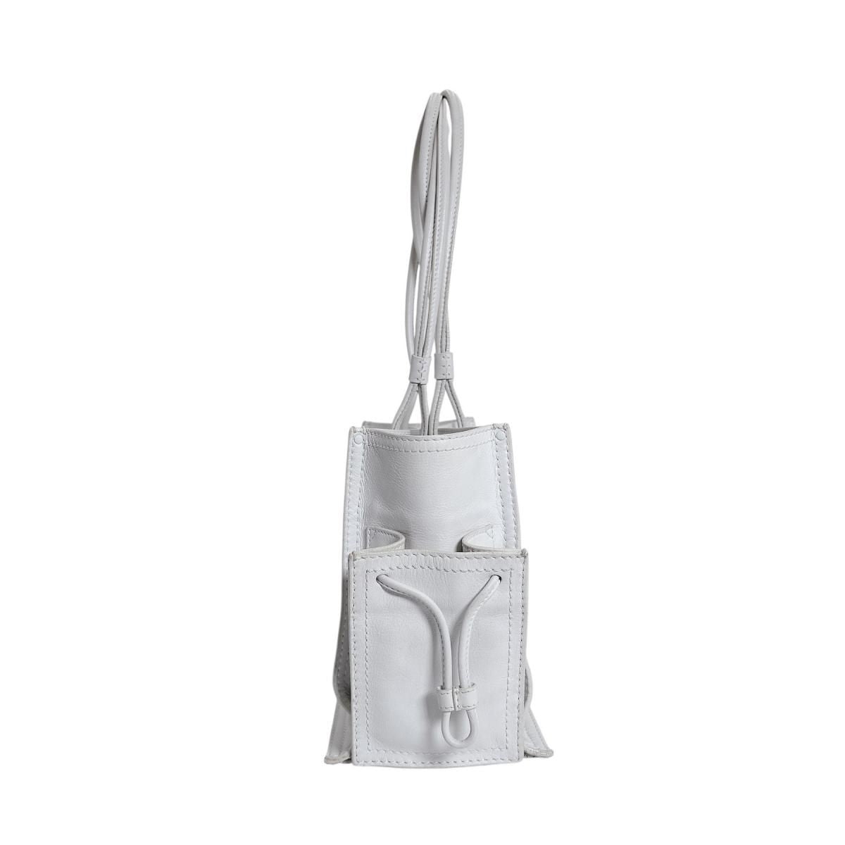Loewe Herite Bag One Shoulder Anagram Tote White — view 3