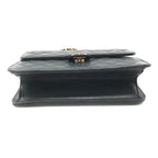 Chanel Shoulder Bag Chain Vintage Quilted CC Logo Black — view 3