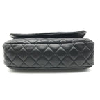 Chanel CC Logo Quilted Paris Moscow Chain Shoulder Bag Vintage Black — view 4