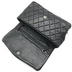 Chanel CC Logo Quilted Paris Moscow Chain Shoulder Bag Vintage Black — view 8