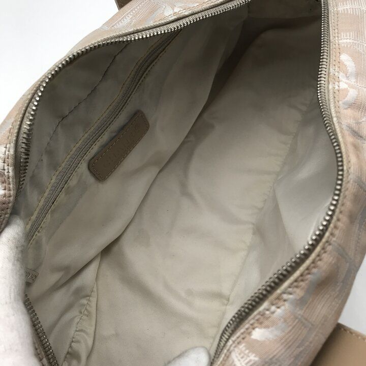 Chanel Handbag Shoulder Vintage CC Logo Beige — view 8