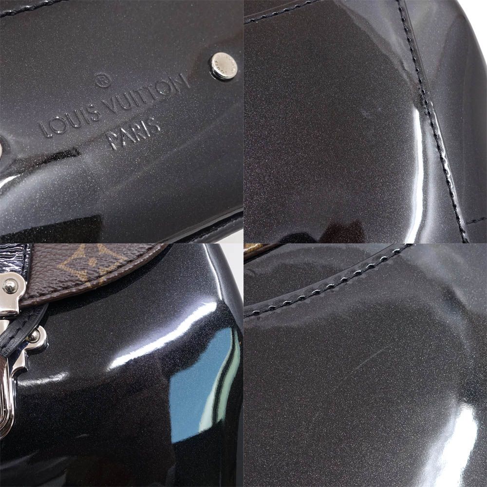 Louis Vuitton Miroir Hot Spring Backpack Monogram Vernis Silver — view 8