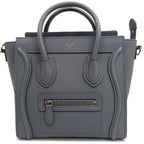 Celine Luggage Nano Handbag 2-Way Gold