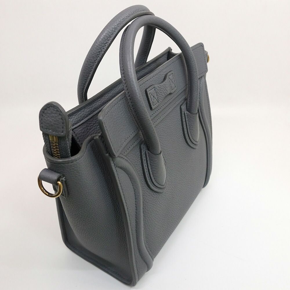 Celine Luggage Nano Handbag 2-Way Gold — view 2