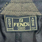 Fendi Zucca Pattern FF Logo with Belt Mini Skir Brown Black 44 Skirt — view 6