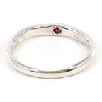 Celine Platinum Ring Diamond Ct Ruby Gross Weight — view 3