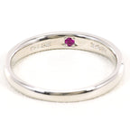 Celine Platinum Ring Ruby Ct Gross Weight — view 3