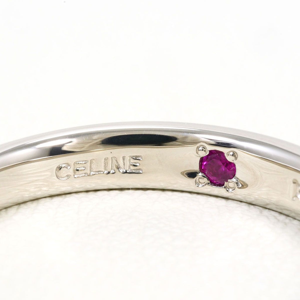 Celine Platinum Ring Ruby Ct Gross Weight — view 4