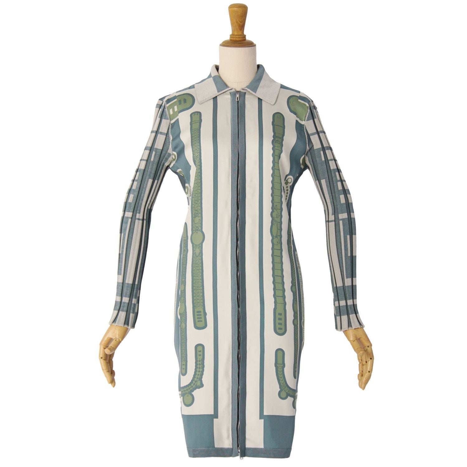 Hermes Dress Long Pickpocket Sleeve